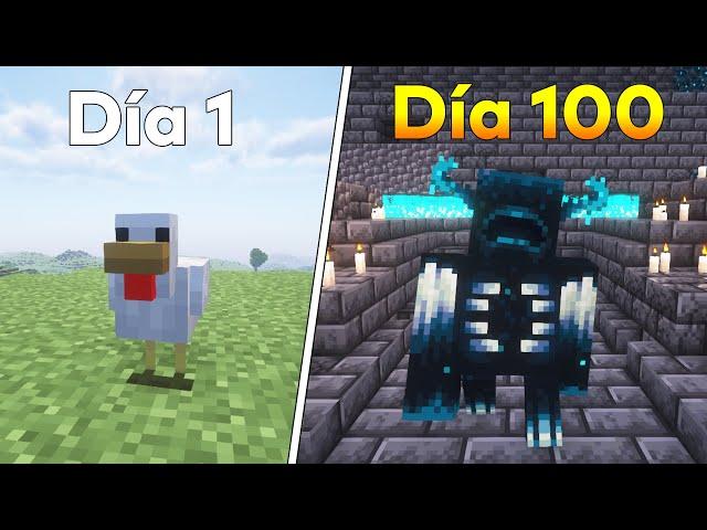 Sobreviví 100 Días en Minecraft Hardcore pero Cada Día Cambio de Forma