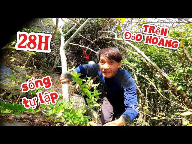 28H CẮM TRẠI TRÊN ĐẢO HOANG THEO CÁCH TỰ LẬP | 28 HOURS CAMPING ON A WILD ISLAND