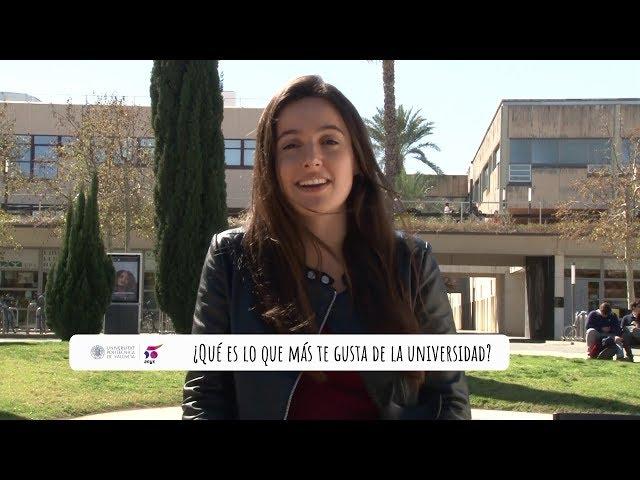 ¿Qué te gusta de la UPV? - Aniversario 50 años Universitat Politècnica de València #UPV50