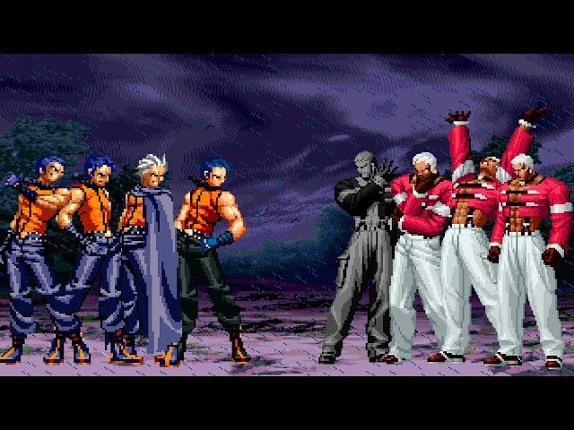 [KOF Mugen] K9999 Team vs Yashiro Team