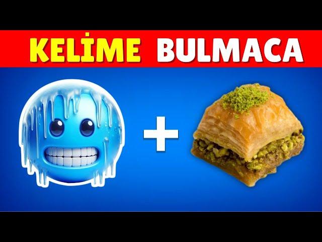 EMOJİLERLE KELİME BULMACA!  Kelime Bilginizi Test Edin? Emoji Bulmaca