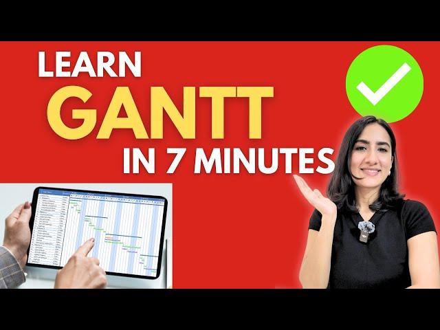 What is a GANTT Chart? How to make one? | TUTORIAL FOR BEGINNERS under 7 minutes