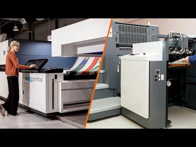 Offset Printing Vs Digital Printing: How Are They Different?