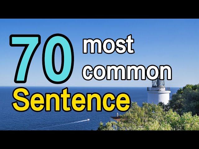 70 most common sentence | learn english | improve english