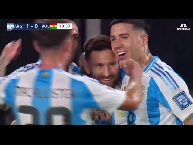 Hat- trick de Lionel messi con argentina vs bolivia 6-0 #higthlights