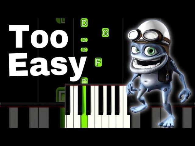 Crazy Frog - Axel F | EASY Piano Tutorial #Shorts