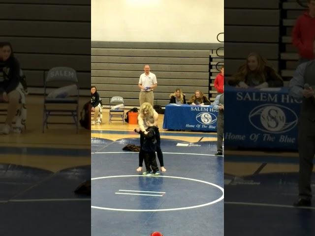 5 year old throws 2X Olympic Gold Medalist Kayla Harrison