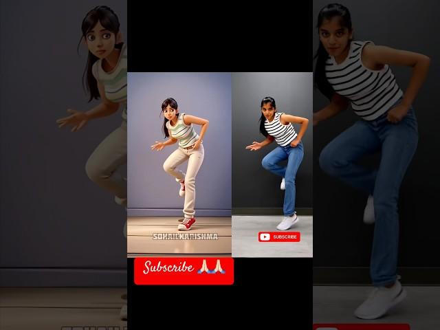 Tauba Tauba Song Feat in Animation vs Original #trending #latest #viralvideo #viraldance #dance