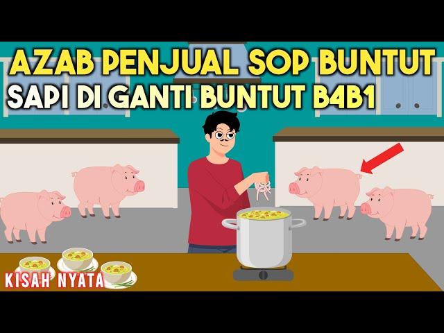 AZAB PENJUAL SOP BUNTUT SAPI! DIGANTI PAKAI BUNTUT B4B1!  SIPIRA EPISODE 63! | SINETRON AZAB