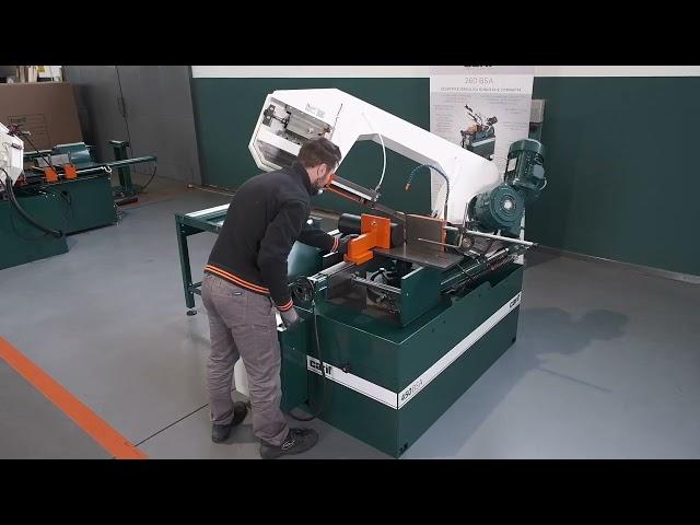 [톱기계추천]  BANDSAW CARIF 450 BSA / 유압식 자동 밴드쏘 톱 기계 / 깔끔하고 정확한 각도 절단 / 유림싸이겐