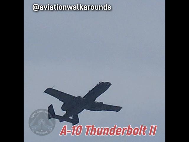 A-10 Thunderbolt II Demonstrating its Brrrrrt Capabilities #aviation #military #usaf