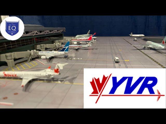 New 2006 Retro Vancouver YVR Gemini Jets 1400 Scale Model Airport Update