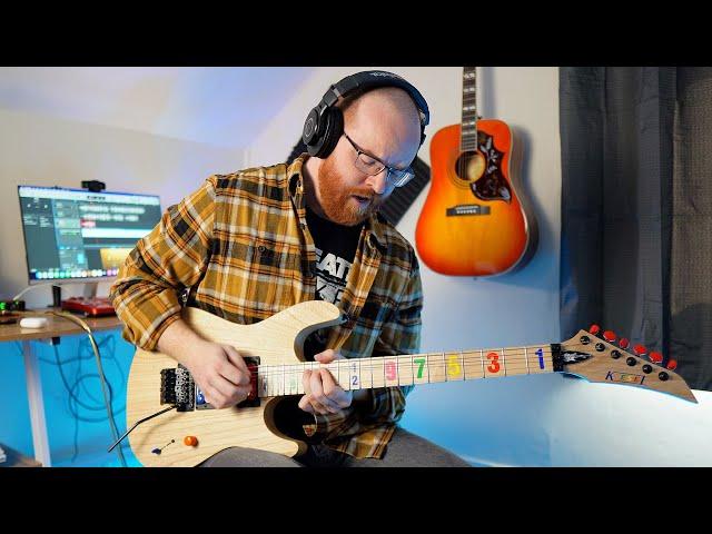 Improvising A Solo Over This Great Funking Track!
