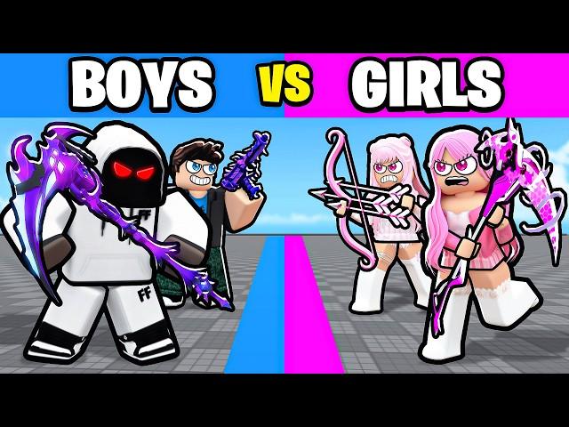 BOYS vs GIRLS In Roblox Blade Ball..