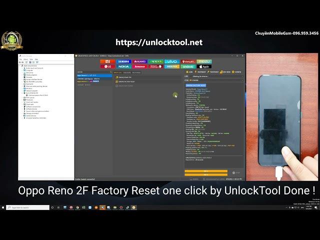 Oppo Reno 2F CPH1989 Factory Reset One Click By UnlockTool