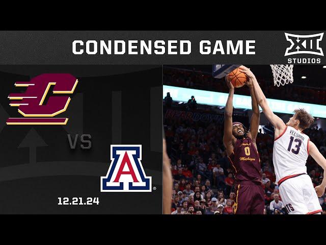 Central Michigan vs. Arizona Condensed Game | 2024-25 Big 12 Men's Basketball