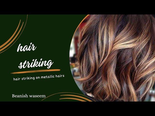 METALLIC HAIR STREAKS || METALLIC HAIR HIGHLIGHTS //beanish waseem // Be_glamorous_saloon