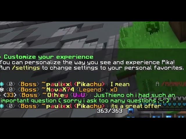 This is why JustThiemo is the best staff // Pika Network