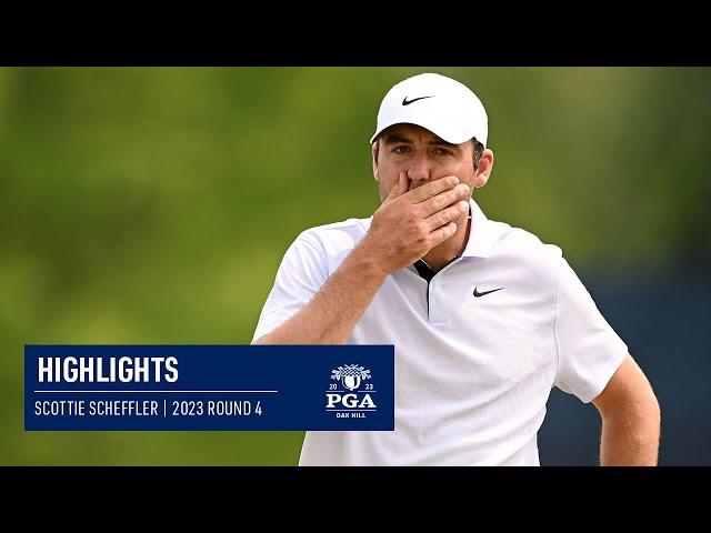 Scottie Scheffler Cards 5-Under 65 | Round 4 | 2023 PGA Championship