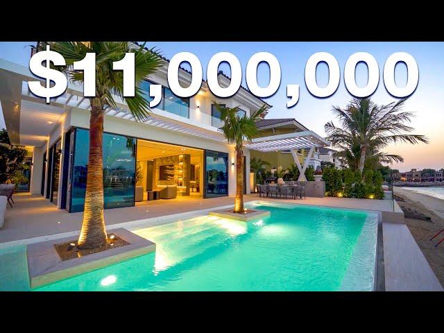 Touring a $11,000,000 Villa on the PALM ISLANDS in Dubai!