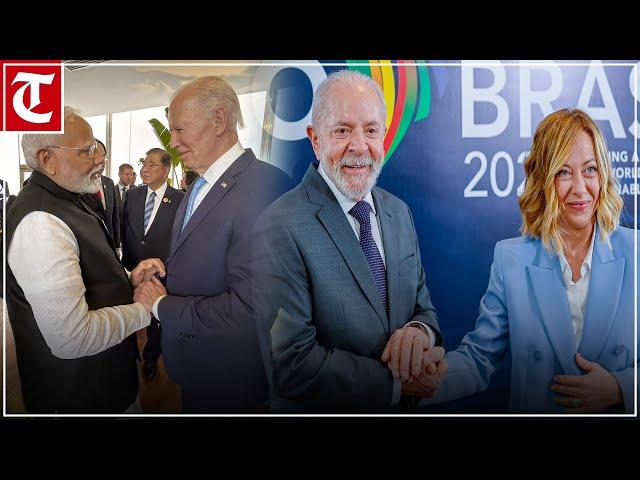 LIVE: Meloni, Biden, Xi, Modi arrive at G20 Summit, welcomed by Brazilian President Lula da Silva