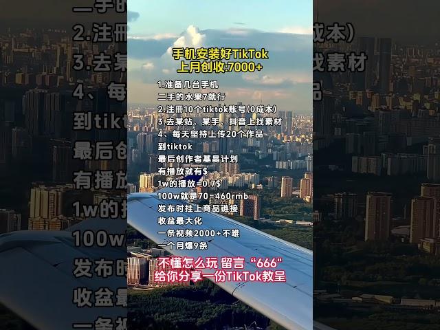拒絕躺平！利潤大到嚇人的小買賣，薅羊毛日入800+，適合性格內向的人做，開掛的人生太爽了！#tiktok #tiktok赚钱 #tiktok干货 #副业