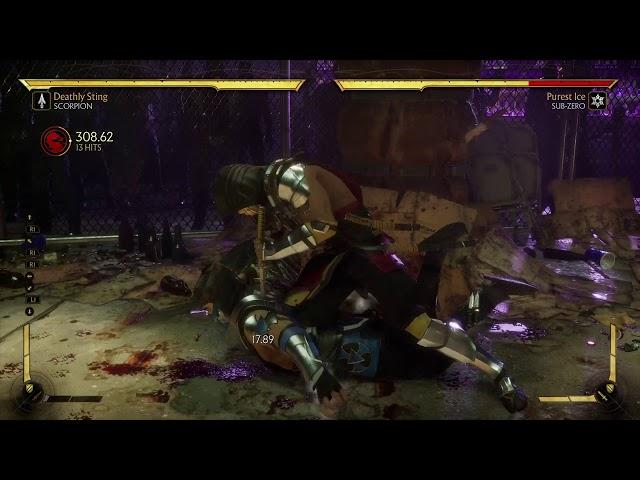 Mortal Kombat 11 Sin Blade combo into DEMON SLAM!!!!!