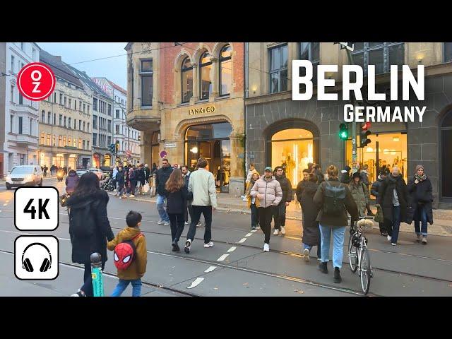 Berlin, Germany - Evening Walking Tour around Hackescher Markt in 4K 60fps  Iphone 15 Pro 