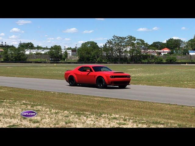 Hear the 2018 Dodge Challenger SRT Demon Under Full Throttle