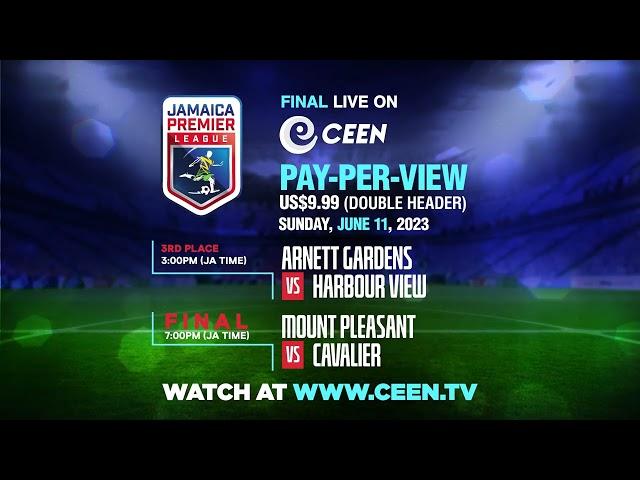 Subscribe to www.ceen.tv & the CEEN TV channel to watch the Jamaica Premier League Final!