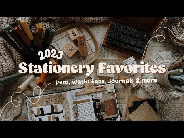 Favorite Stationery & Journaling Supplies I Pens, Washi Tape, Stickers & More 