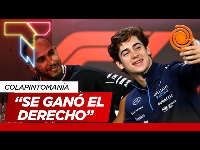 El TREMENDO ELOGIO de Lewis Hamilton a Franco Colapinto en la previa del Gran Premio de Brasil