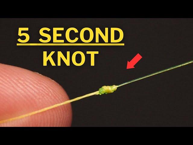 The EASIEST way to tie two fishing lines together!