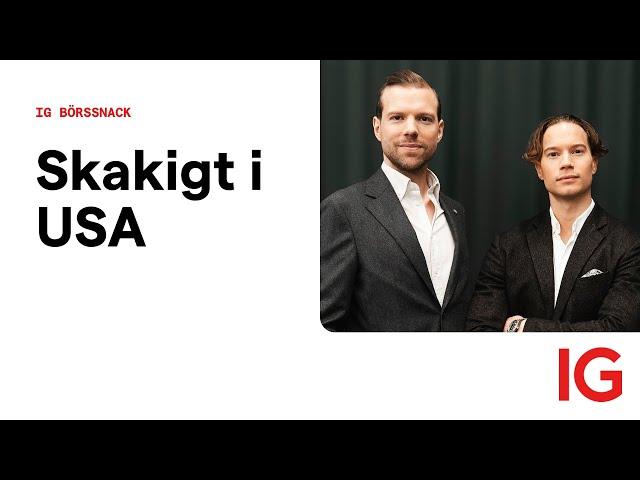 Skakigt i USA | IG Börssnack