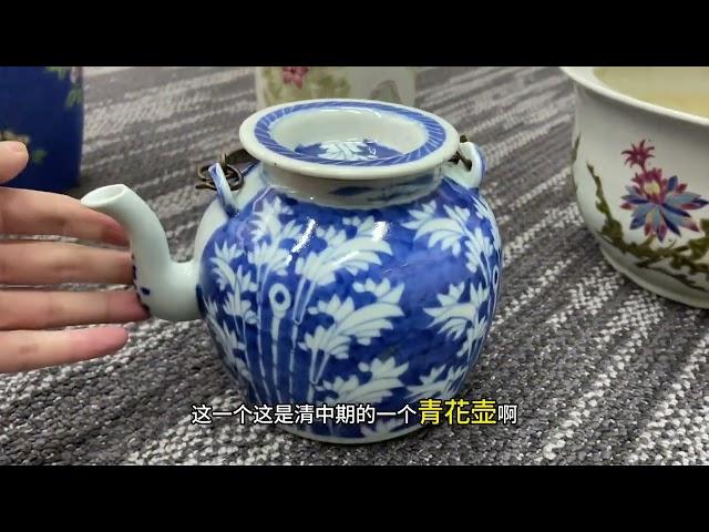 朋友送我一些瓷器，我应该怎么感谢他呢？ #明清瓷器 #古玩 #老物件