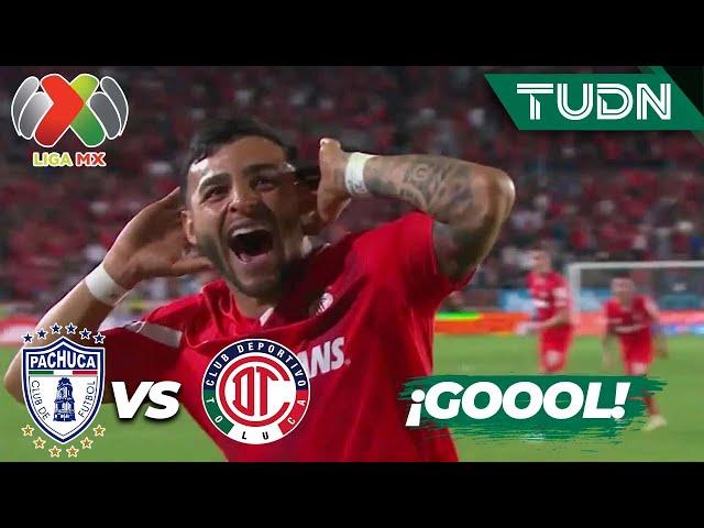 ¡OTRO GOLAZO! Alexis Vega la PRENDE | Pachuca 1-3 Toluca | CL2024 - Liga Mx J13 | TUDN