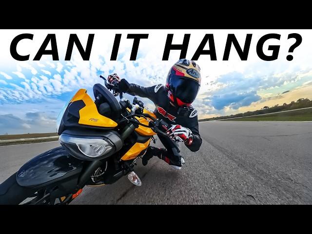 Triumph Street Triple 765 RS on TRACK review!