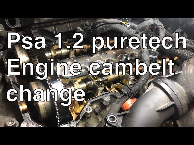 PSA 1.2 Puretech Engine Cambelt change. How to change your Wet Timing belt Step-by-step.