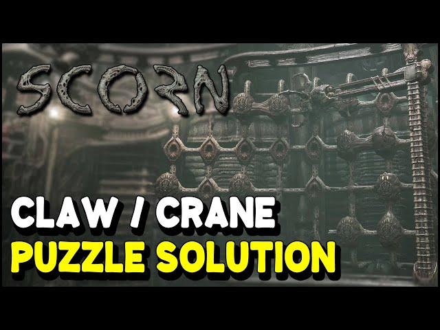 Scorn CLAW / CRANE Puzzle Solution | Act 1 Eggs Grid Puzzle