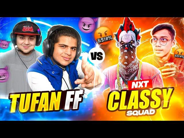 TUFAN FF vs NXT CLASSY Amazing Revenge 4 vs 4 Battle Must Watch - GarenaFreeFire