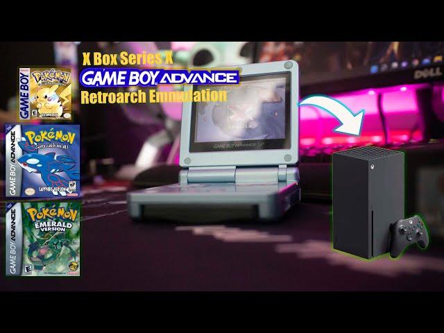 How To Play Gameboy Advance Games 4K On X Box Series X - Retroarch Tutorial Guide  #xbox #emulation