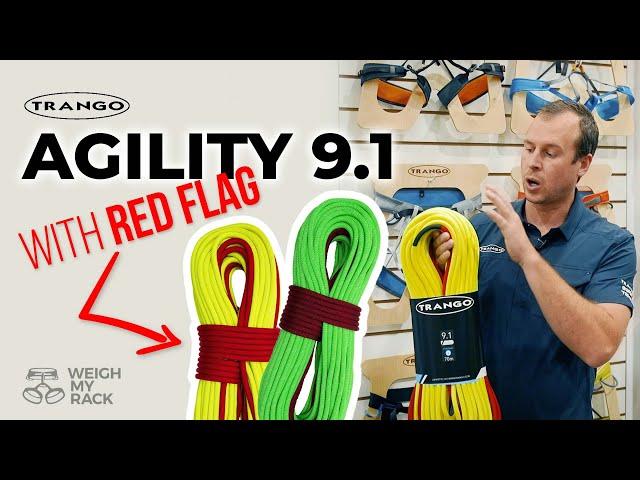 Trango Agility 9.1 Red Flag climbing rope