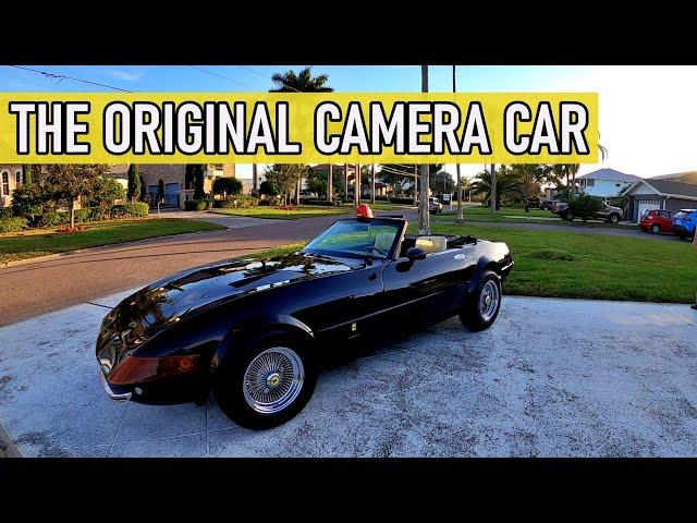 We found the original Miami Vice Ferrari in a garage