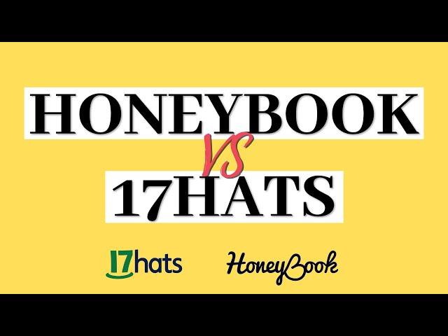 Honeybook vs 17Hats | Small Business CRM Systems !