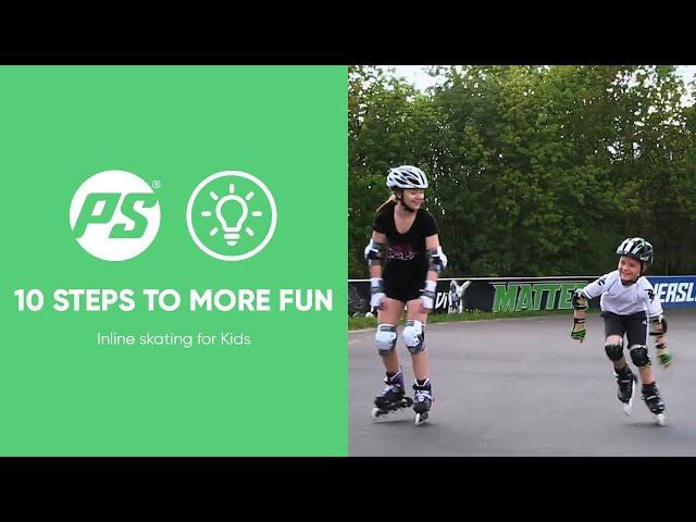 Learn to skate in 10 FUN steps - KIDS Inline skating