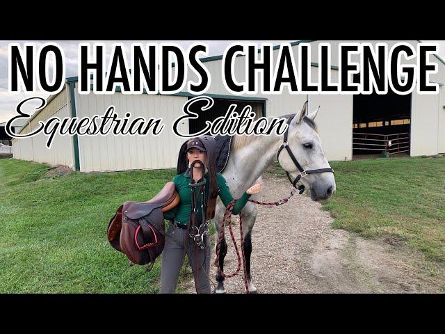 Tacking Up My Horse Without Using Hands!