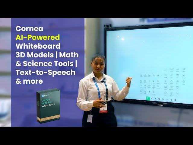 Cornea Write Pro Whiteboard Software | AI Companion, 3D Learning Tools for Interactive Education