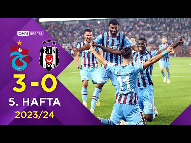 Trabzonspor (3-0) Beşiktaş | 5. Hafta - Trendyol Süper Lig 2023/2024