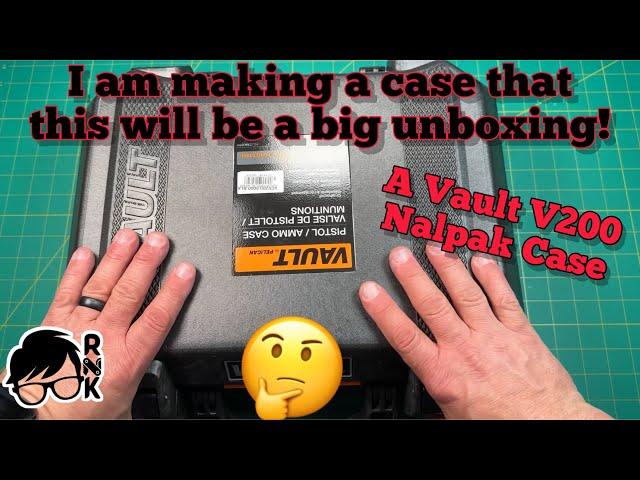 Unboxing… I’m making a case that this is big… the Pelican Vault V200 with Nalpak foam for 40 knives!