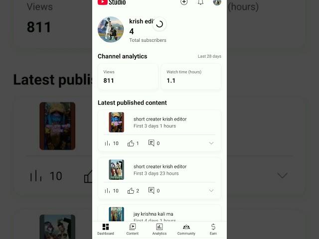 short creater krish editor